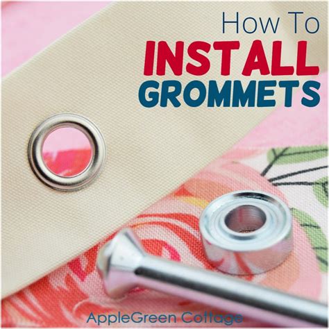 metal rings for holes in fabric|How To Install Grommets On Fabric .